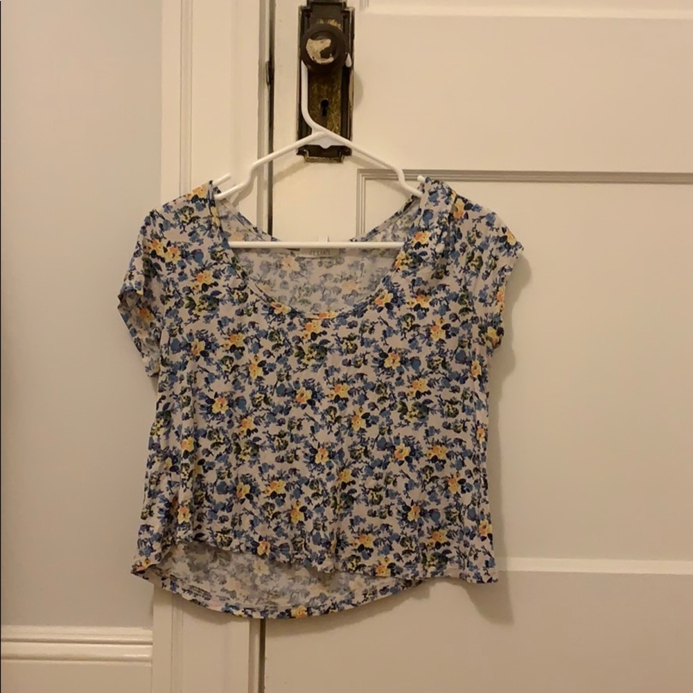 floral crop top
